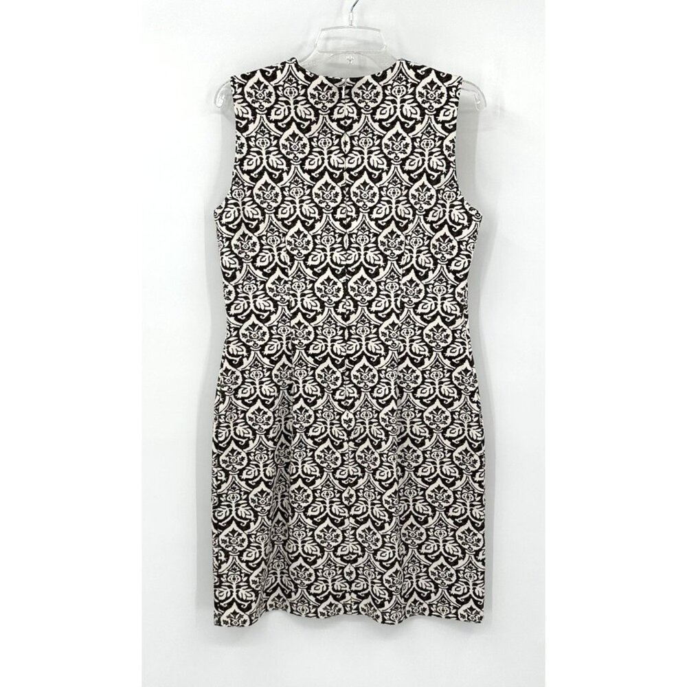 SOLD sleeveless shift sheath geometric L - Picture 5 of 7